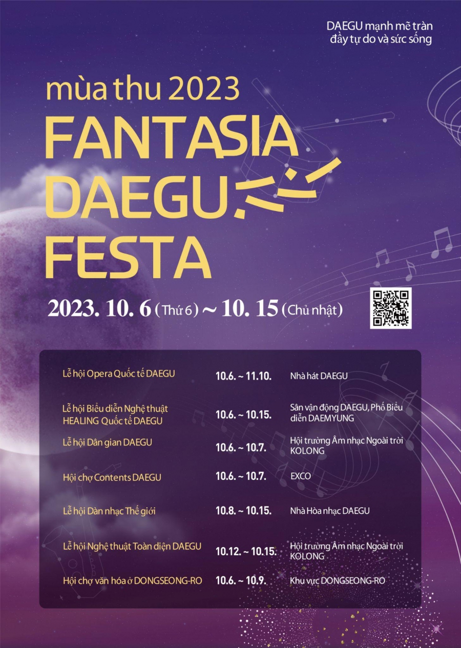 Ngắm nhìn vẻ đẹp Hàn Quốc qua Lễ hội Fantasia Daegu Festa 2023