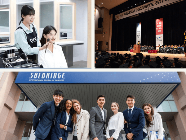 Các ngành ở ĐẠI HỌC WOOSONG - 우송대학교