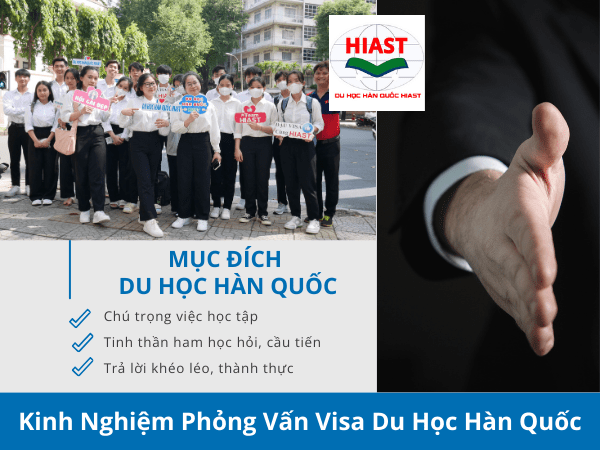 Phỏng vấn xin visa Du học Hàn Quốc