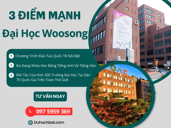 TRƯỜNG ĐẠI HỌC WOOSONG HÀN QUỐC 
