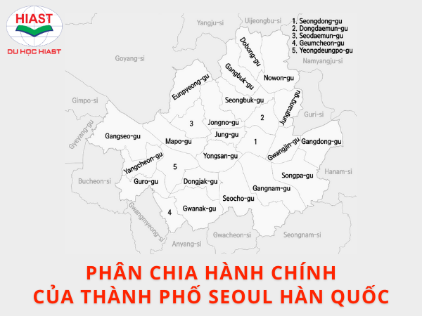 bản đồ thành phố seoul