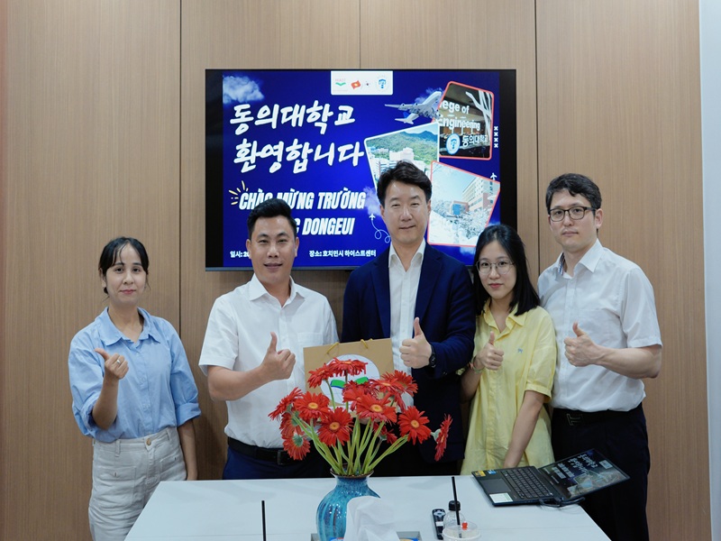 trường đại học dongeui gặp gỡ du học hiast tháng 5/2025