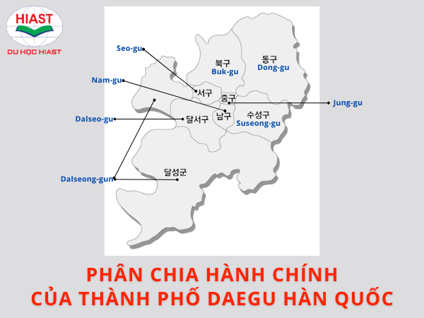 bản đồ thành phố daegu