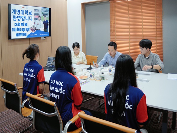 Đại học Keimyung đến thăm Du Học Hiast 2025