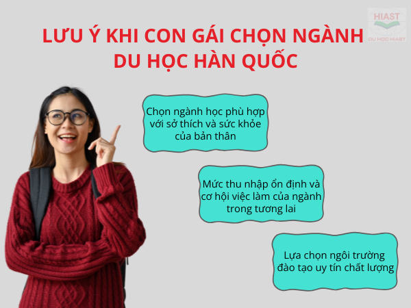 Nữ nên học ngành gì lương cao ở Hàn Quốc