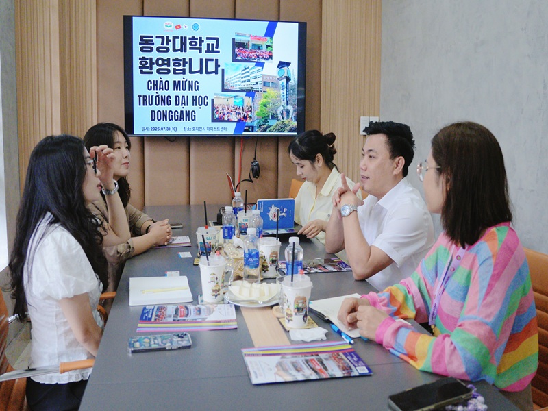 Trường Đại học Donggang đến thăm Du học Hiast ngày 31.7.2025