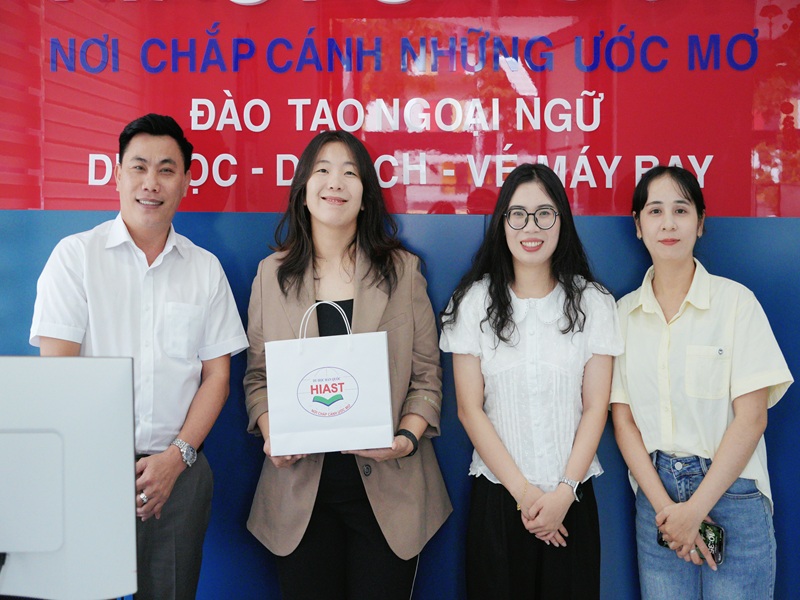 Trường Đại học Donggang đến thăm Du học Hiast tháng 7.2025