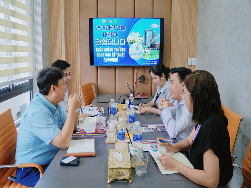 Trường Đại học Gyeonggi đến thăm Du học Hiast ngày 29.7.2025