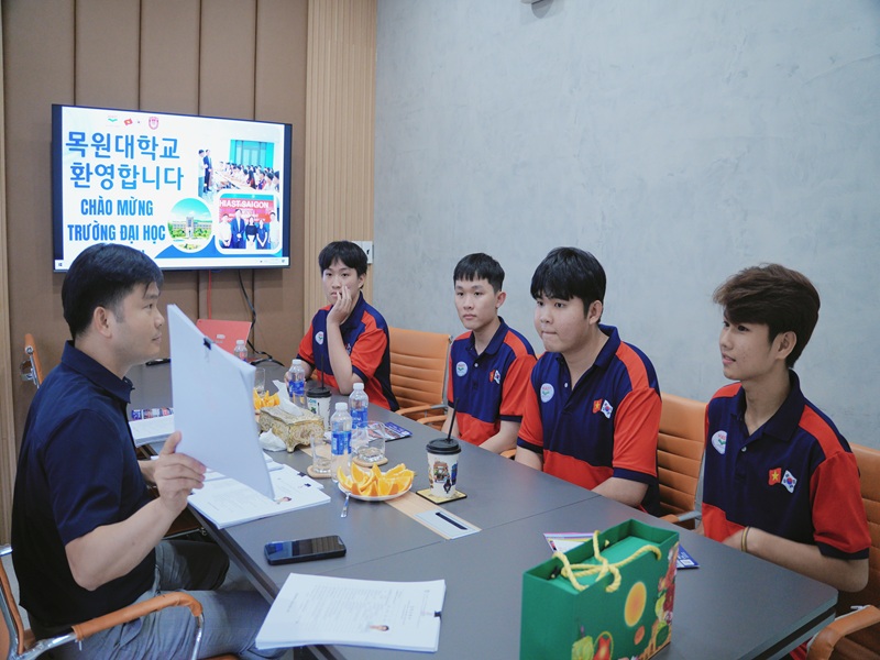 Đại Học Mokwon phỏng vấn học viên Du Học Hiast Sài Gòn