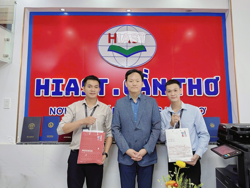 Trường Đại Học Mokwon đến thăm Du Học Hiast Cần Thơ