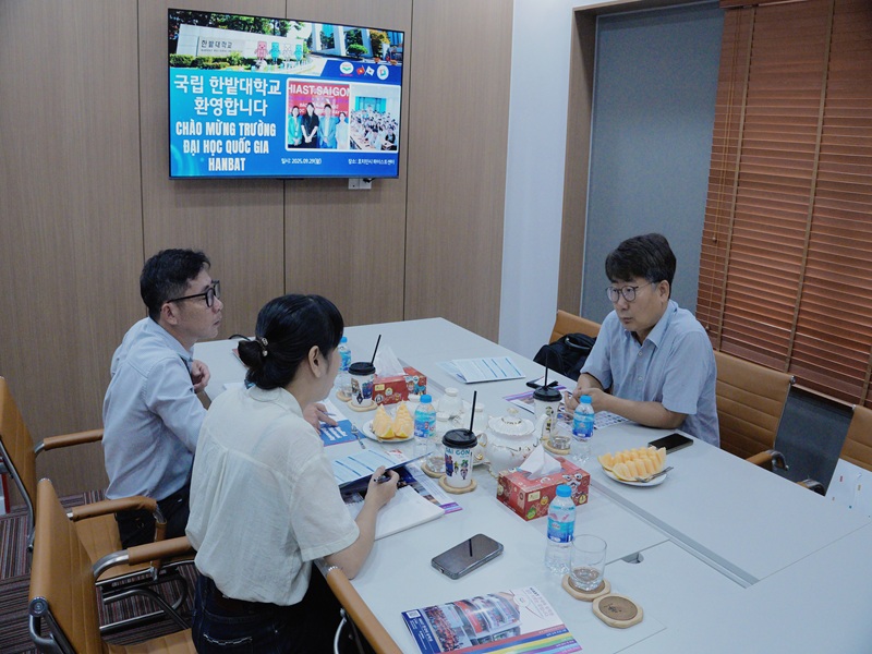 Trường Đại Học Quốc Gia Hanbat Gặp Gỡ Du Học Hiast Ngày 29/9/2025