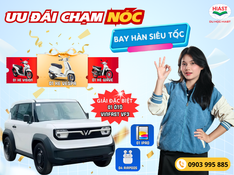 du học hiast ưu đãi năm 2026