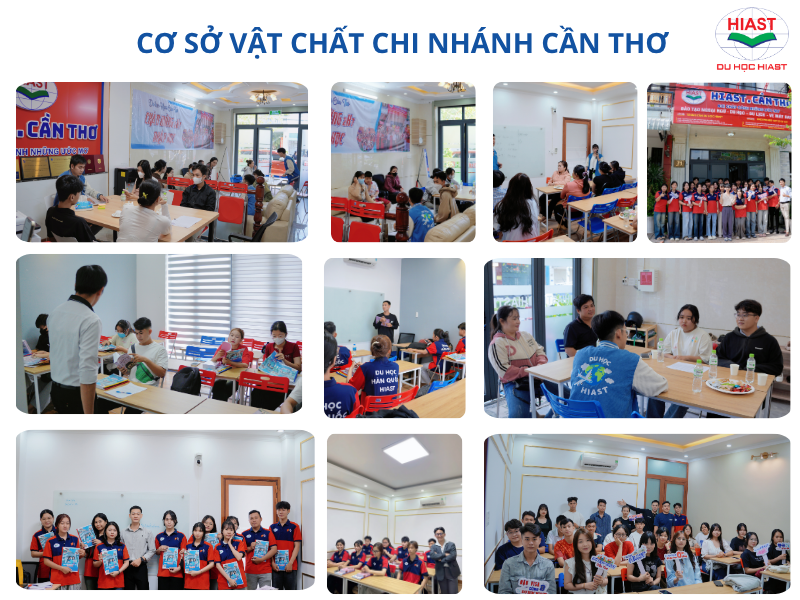 cơ sở vật chất du học hiast cần thơ