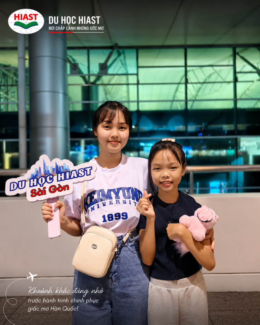 Học Viên HIAST Chính Thức Khởi Hành Đến Keimyung University