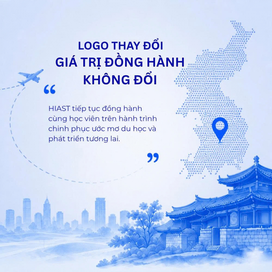 HIAST Chính Thức Thay Đổi Bộ Nhận Diện Thương Hiệu