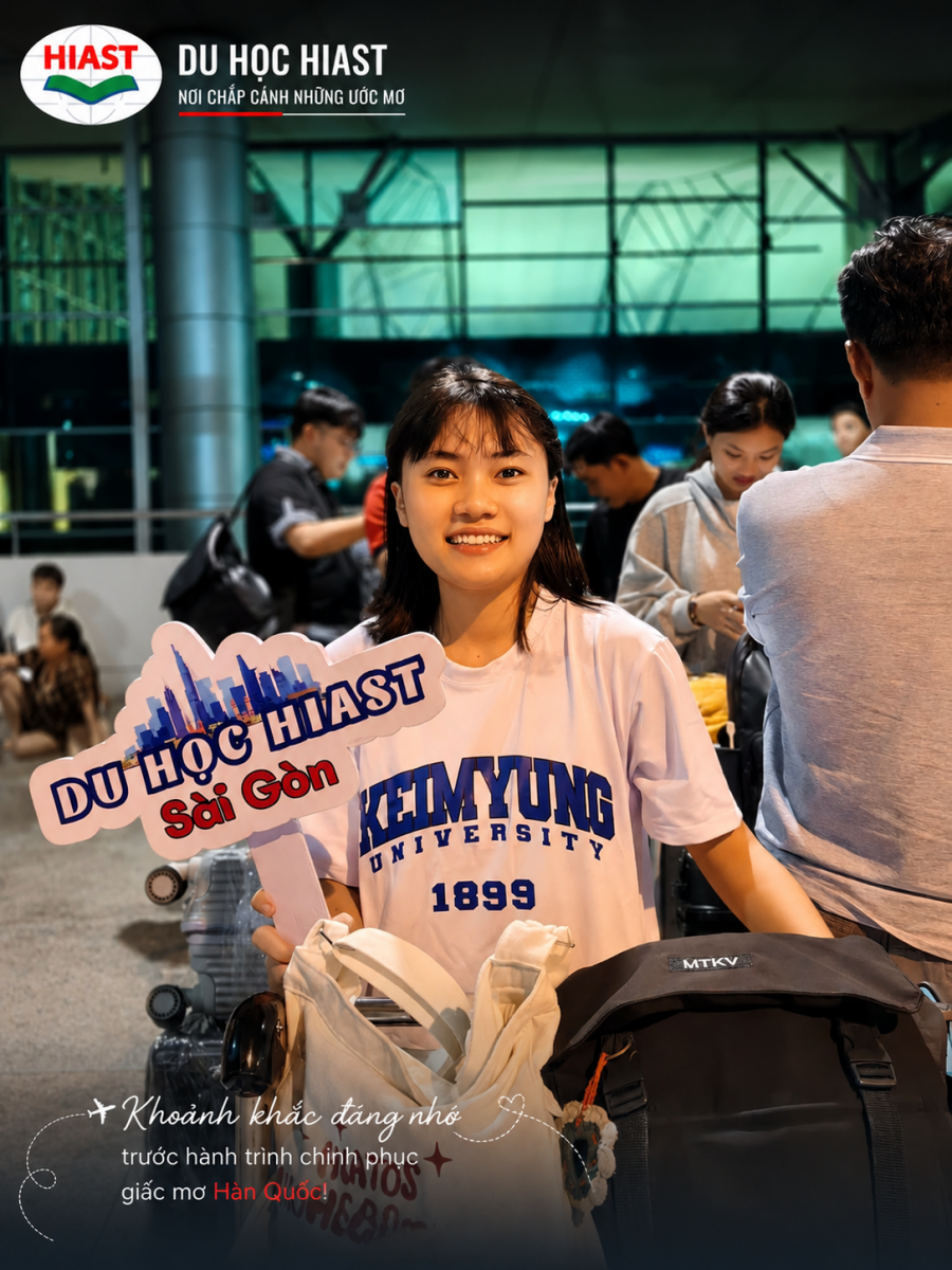 Học Viên HIAST Chính Thức Khởi Hành Đến Keimyung University