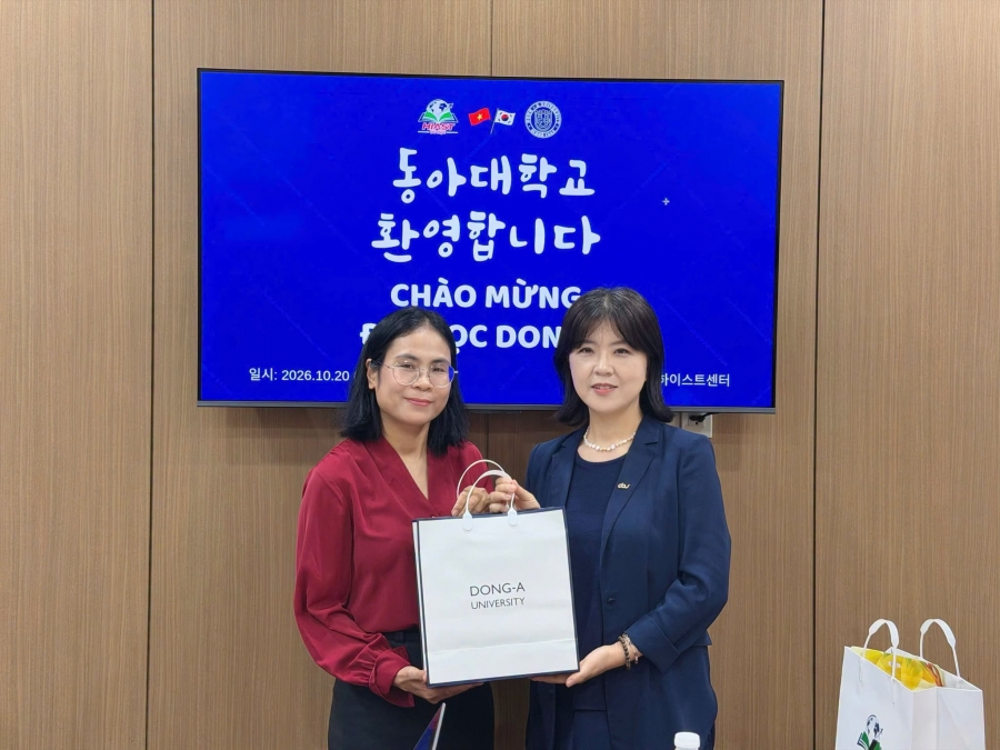 HIAST đón đại diện Đại học Dong-A đến thăm và giao lưu ngày 20/10/2026