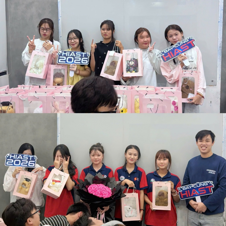 Một ngày 20/10 thật đặc biệt bên thầy cô và học viên HIAST