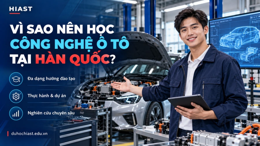 Du học Hàn Quốc ngành Công nghệ ô tô