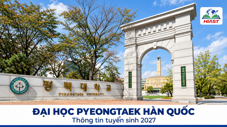 Đại học Pyeongtaek tuyển sinh năm 2027 và chính sách học bổng mới nhất