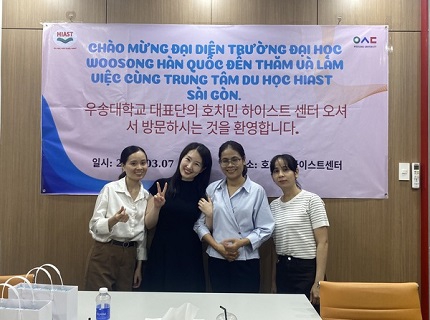 TRƯỜNG ĐẠI HỌC WOOSONG GẶP GỠ LÀM VIỆC CÙNG DHHQ HIAST