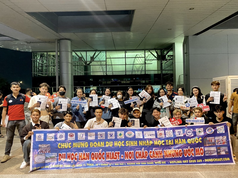 Sinh viên Du học Hiast nhập cảnh 12/3/2024