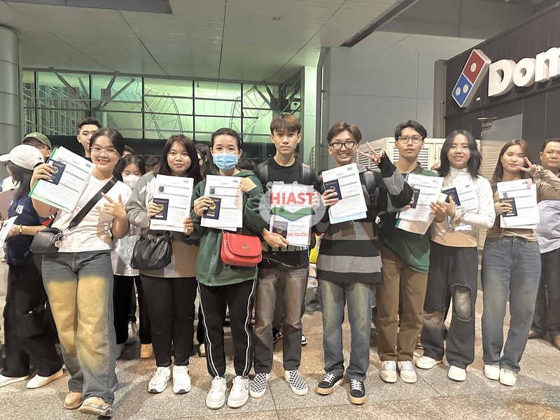 Sinh viên Du học Hàn Quốc Hiast nhập cảnh kỳ tháng 12.2023