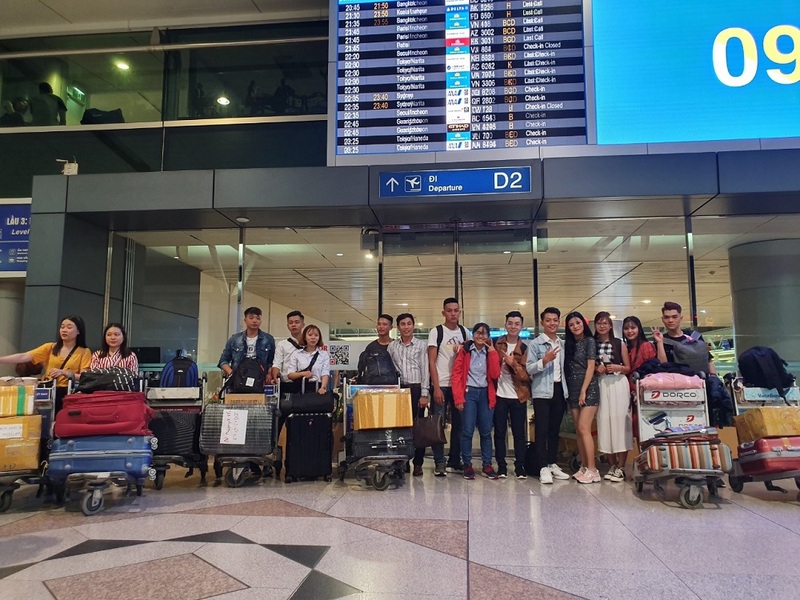 Học viên Du học Hiast bay đến Hàn Quốc học tập ngày 6/6/2019