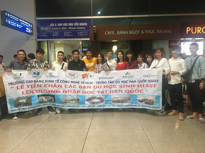 Học viên Du học Hiast lên đường nhập học Đại học Masan Hàn Quốc 