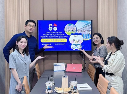 Trường Đại Học Dongshin Gặp Gỡ Du Học Hiast 24.3.2025