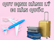 [2026] QUY ĐỊNH Hành Lý Đi Hàn Quốc Bạn Đã Biết Chưa?