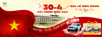 Hiast chào mừng lễ 30/4