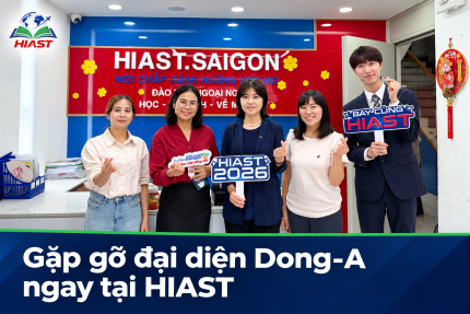 HIAST đón đại diện Đại học Dong-A đến thăm và giao lưu ngày 20/10/2026
